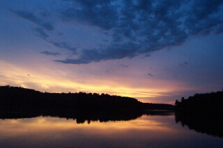 Eldora, IA: Pine Lake Sunrise