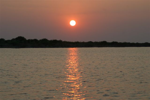Del Rio, TX: Sunset at Lake Amistad