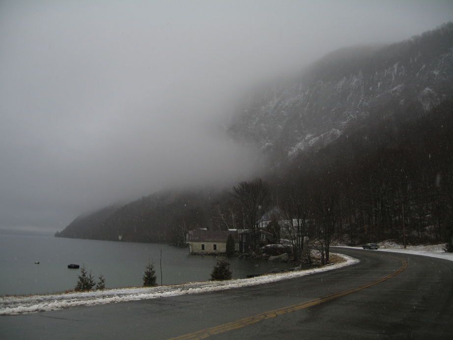 Westmore, VT: fog on willoughby
