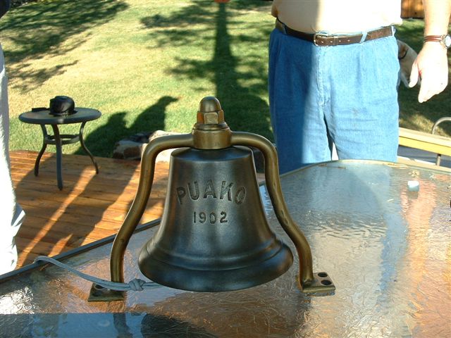 Puako, HI: Ships Bell of the Puako c.1902 - found in a Canadian Tavern c.2006