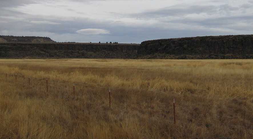 Burns, OR: Rimrock country...South of Burns...