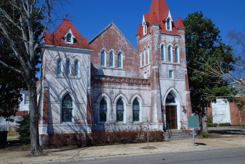 Corinth, MS: Fillmore Street Chapel - Corinth's oldest church building, erected 1871 by Cumberland Presbyterian Church, the first church est. in Corinth.