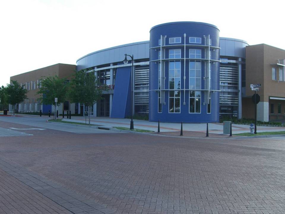 Allen, TX Allen Public Library in Downtown Allen photo, picture