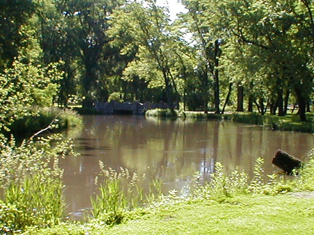 Montevideo, MN: River view from Public Campground