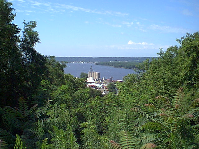 Savanna, IL: Veiw from the hospital