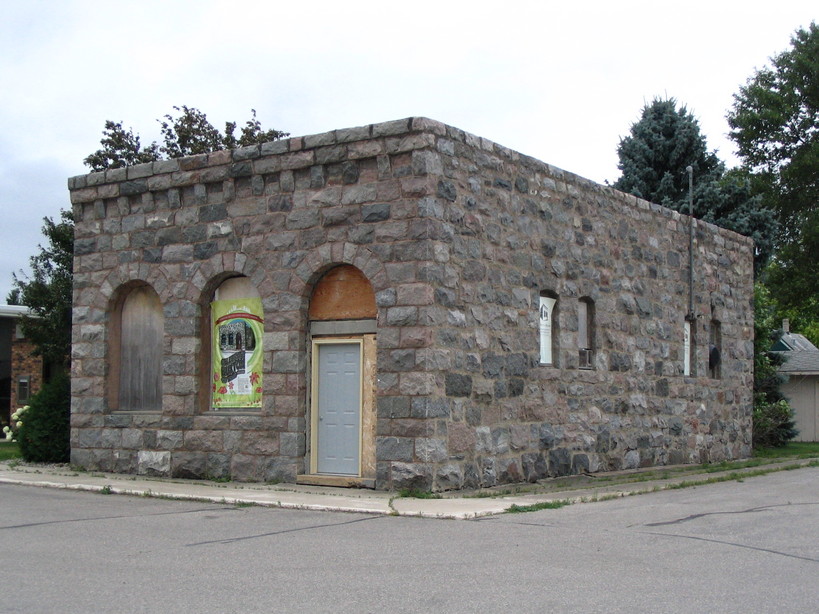 Buxton, ND The old bank awaiting restoration photo, picture, image