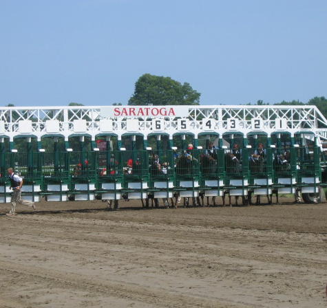 Saratoga, NY: Starting Gate at Saratoga Raceway