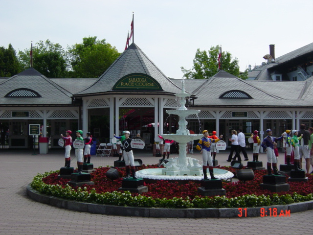 Saratoga, NY: Saratoga Race Cource Entrance