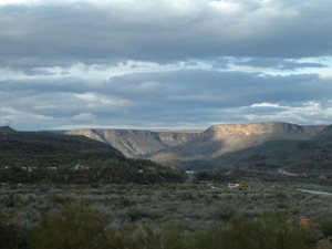 Gravette, AR: A View from my back porch in Black Canyon City, AZ