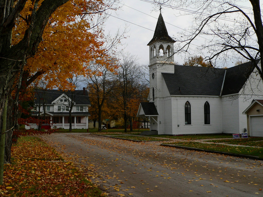 Manistique, MI: Church in Manistique, MI