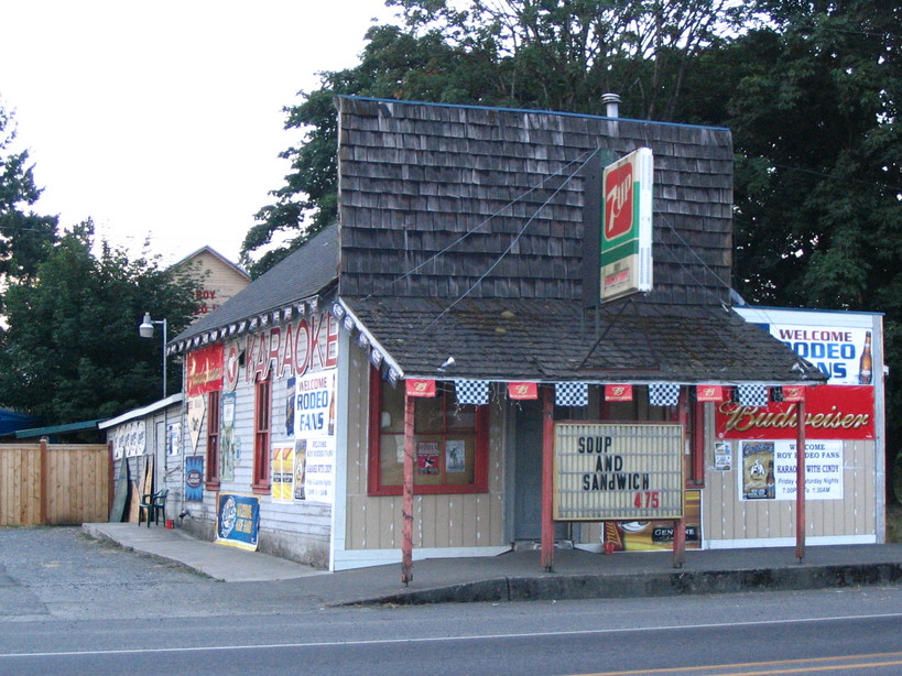 Roy, WA: The tavern.