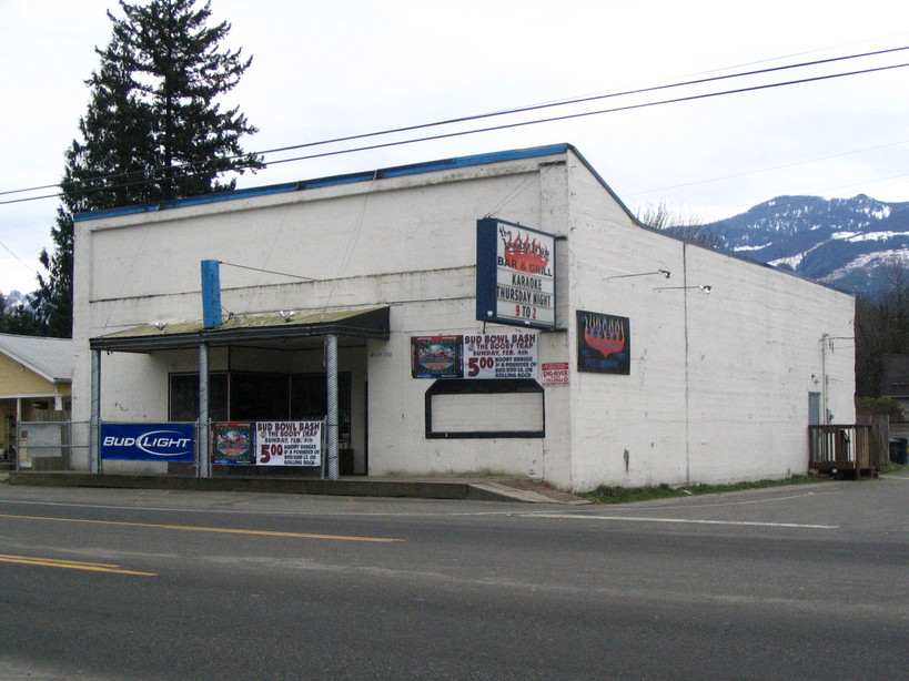Startup, WA: The Booby Trap Bar & Grill, home of the Booby Burger