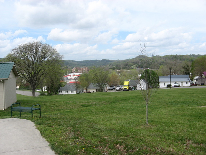 Woodbury, TN: Park view facing North