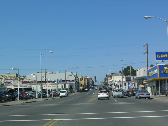 Vallejo, CA: Sonoma Blvd. approaching Downtown Vallejo