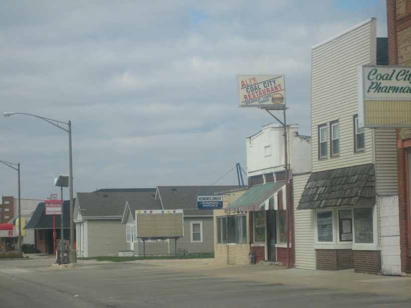 Coal City, IL: the main street in coal city