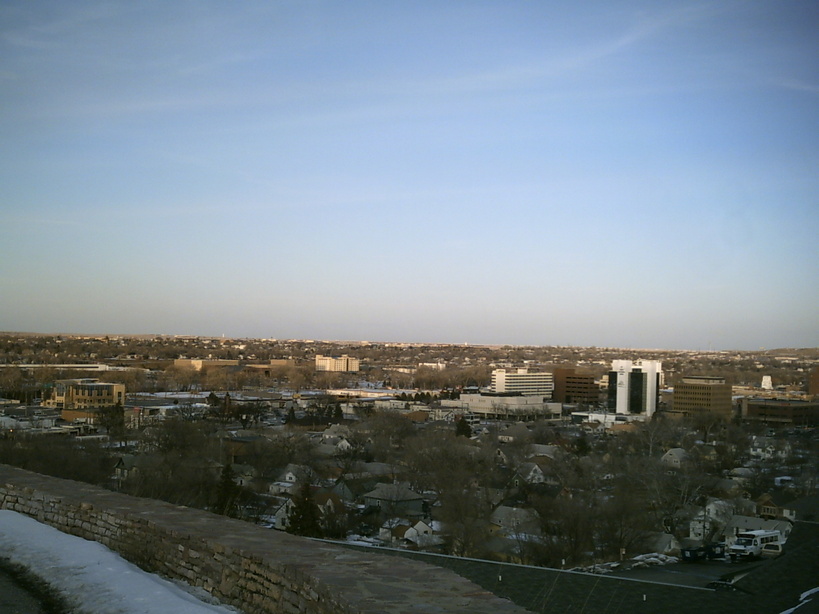 Rapid City, SD: Rapid City skyline looking east toward prairie.