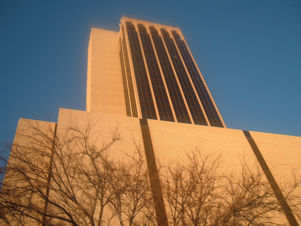 Amarillo, TX: The Chase Building in Downtown Amarilo,TX