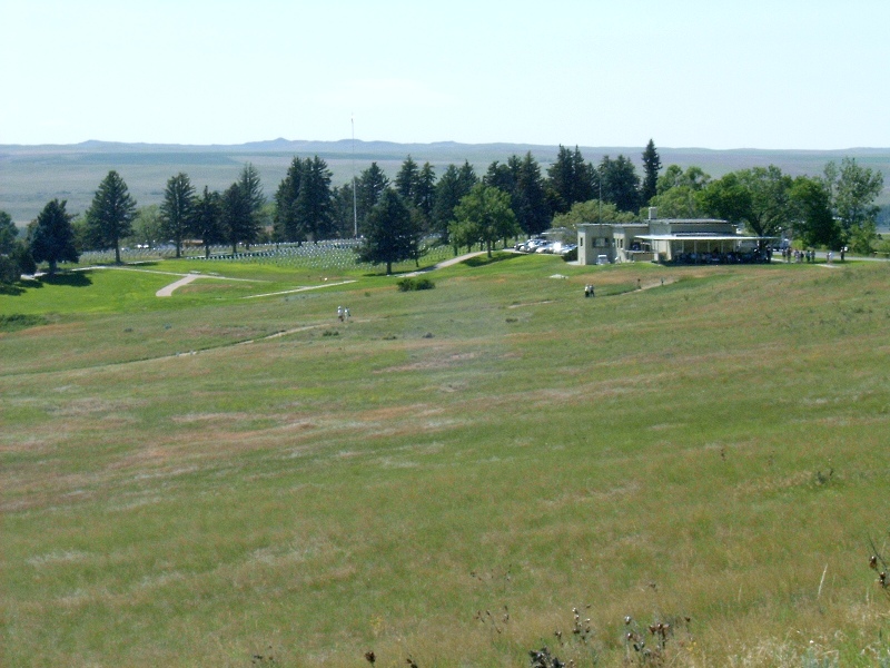 Crow Agency, MT: Crow Agency, Montana: Little Bighorn Battlefield National Monument: Cemetery and Visitors' Center