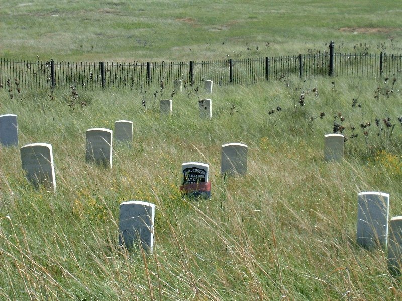 Crow Agency, MT: Crow Agency, Montana: Little Bighorn Battlefield National Monument: 7th Cavalry Cemetery