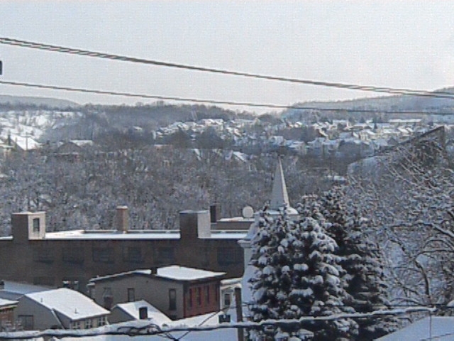 Tamaqua, PA: Portion of Tamaqua during a winter day, #1