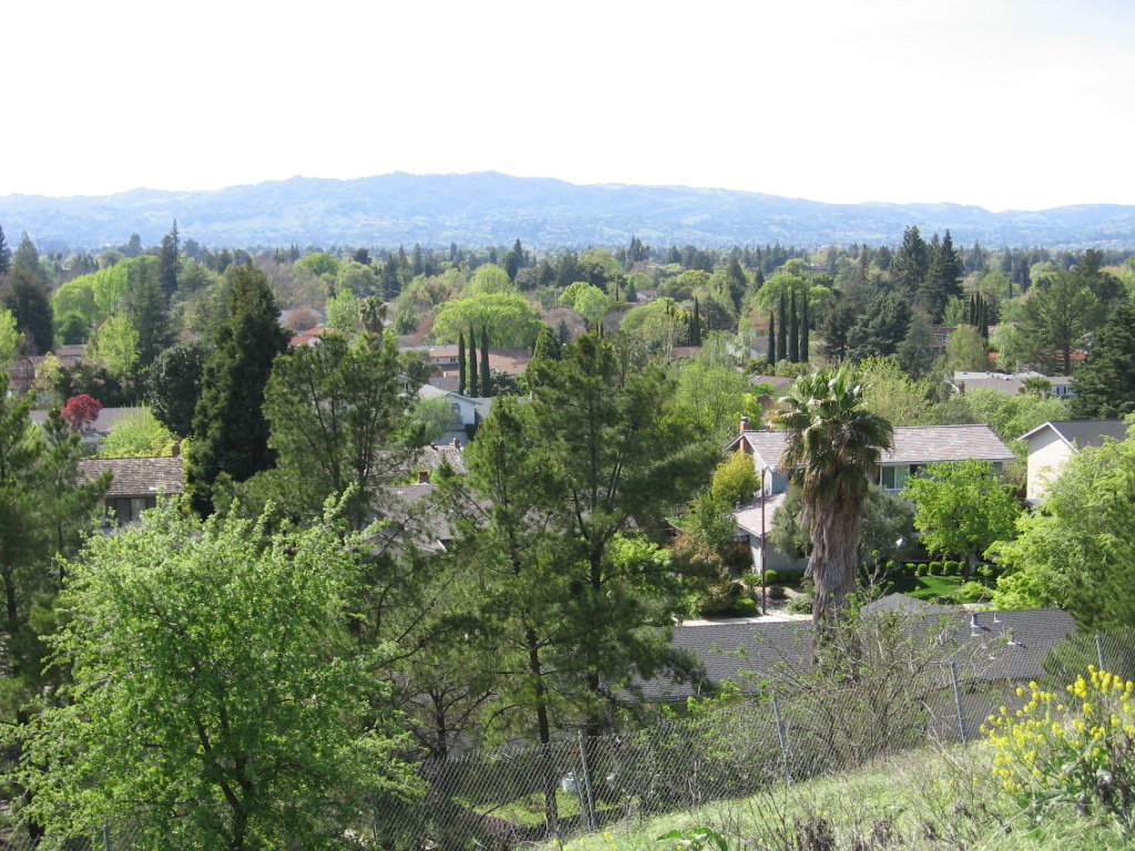 Concord, CA: View of Concord/Walnut Creek from Lime Ridge Open Space, March 2007
