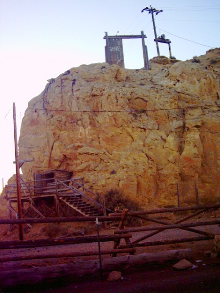 Dubois, WY: old mine - downtown