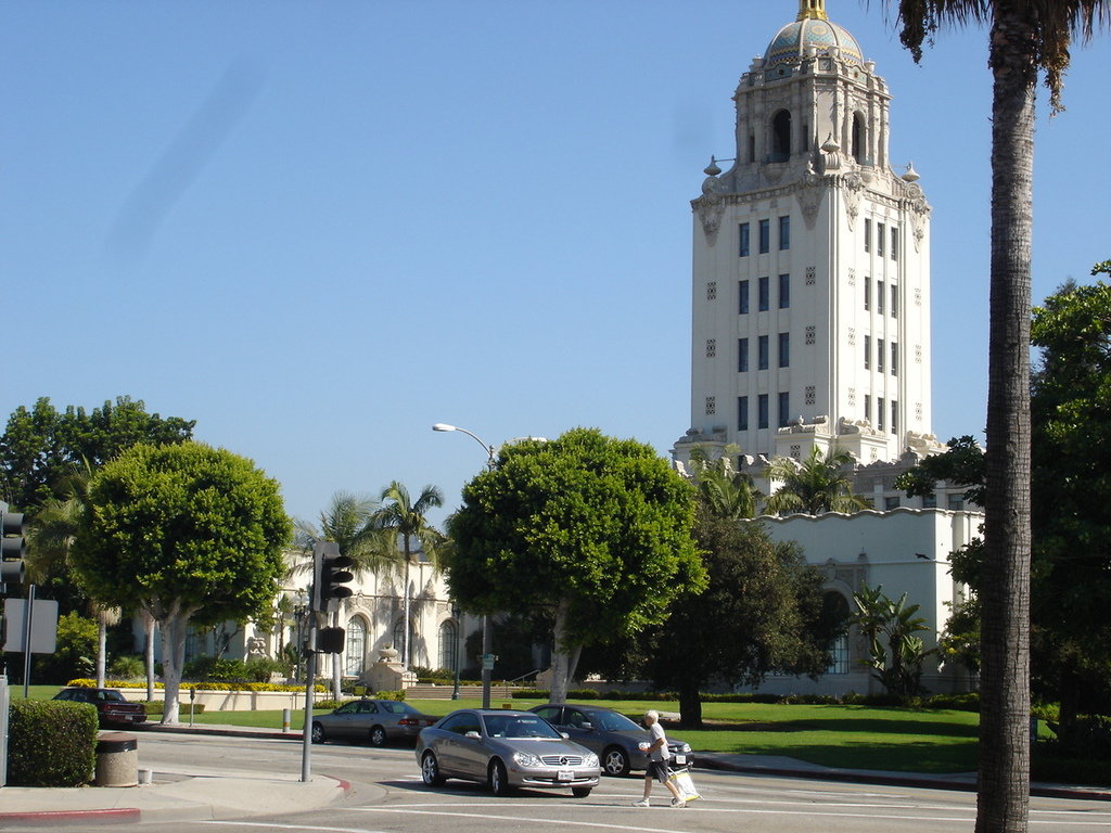 Beverly Hills, CA: Beverly Hills City Hall.