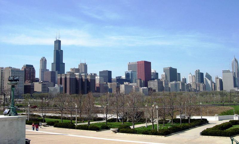 Chicago, IL: Downtown from Museum Campus