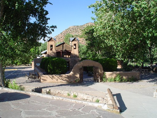 Chimayo, NM: Santuario de Chimayo in Chimayo, NM - June 16, 2004