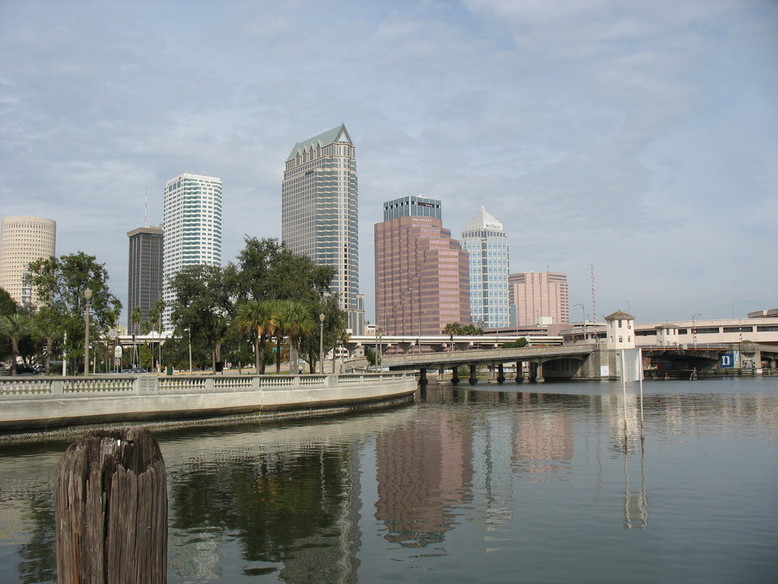 Tampa, FL: Downtown Tampa from Bayshore Blvd.