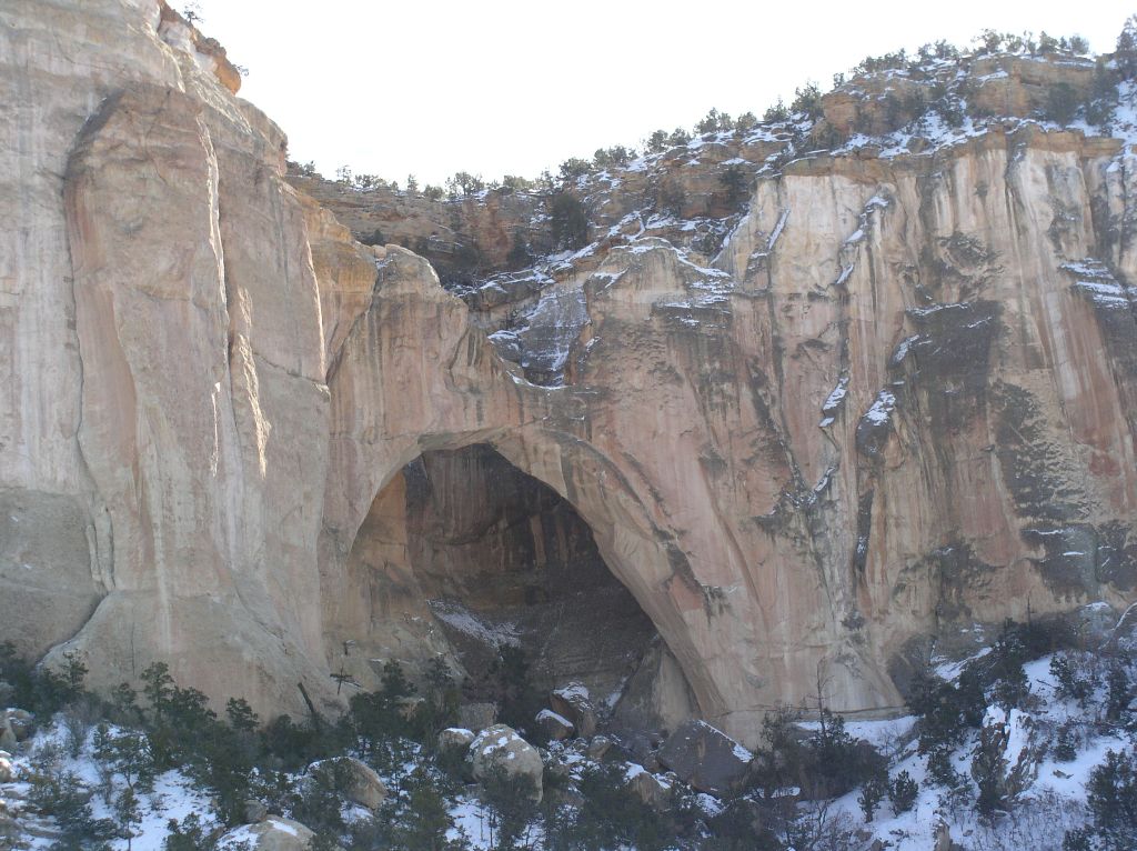 Grants, NM: La Ventana Natural Arch (south of Grants) El Malpais National Conservation Area
