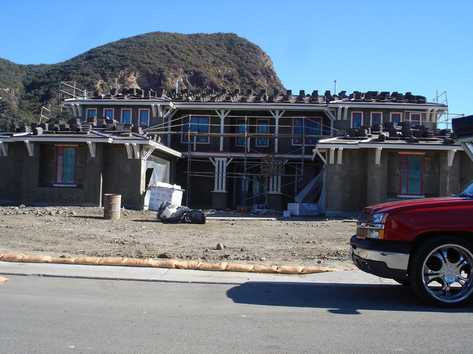 Agoura Hills, CA: New home under construction - Hidden Park Estates, Agoura Hills.