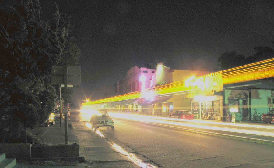 Fair Oaks, CA: Old Town Fair Oaks at Night