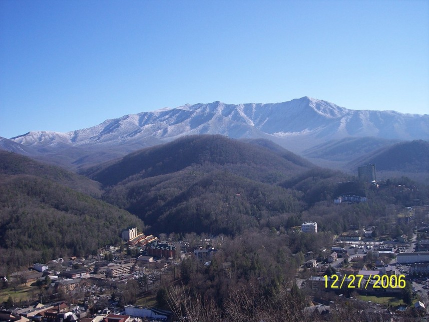 Gatlinburg, TN: View from skylift of this lovely town we love to vist during Christmas! :) 2