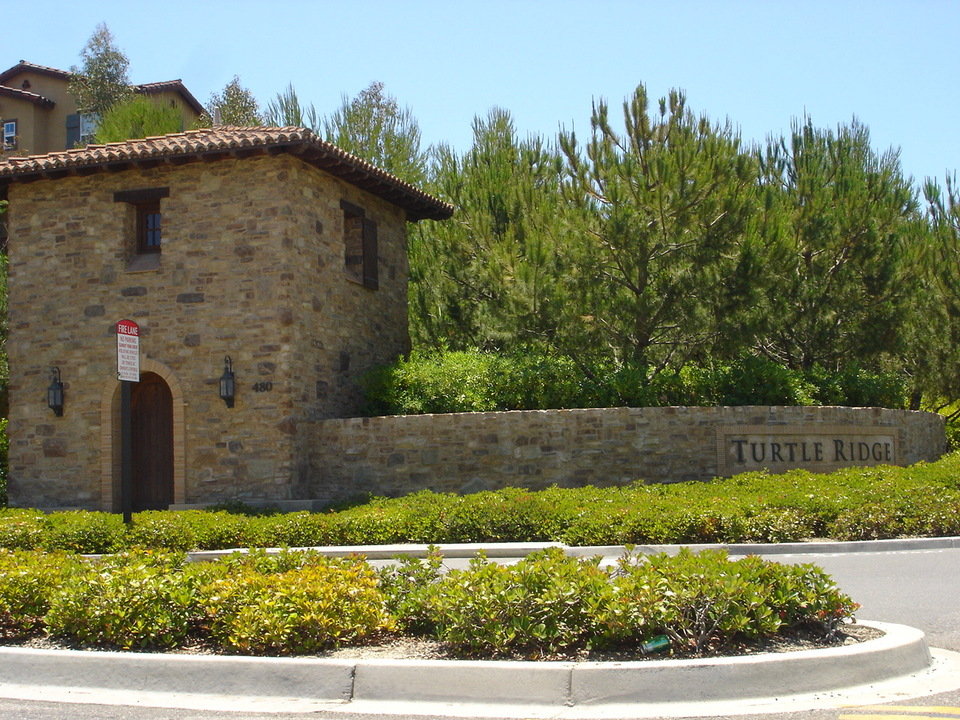 Irvine, CA: Entrance to Turtle Ridge subdivision in Irvine, CA.