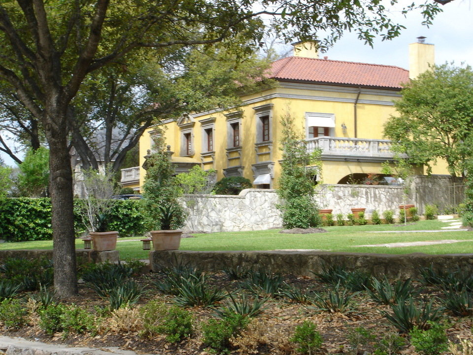 Olmos Park, TX: Italian Villa in Olmos Park, Texas.