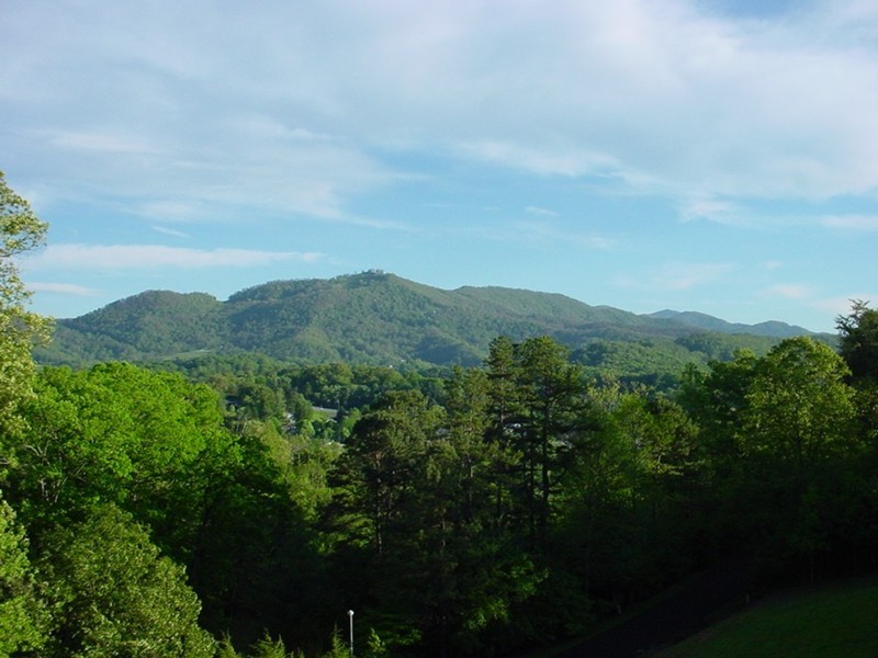 Clyde, NC: Clyde lies in this peaceful valley along the Pigeon River