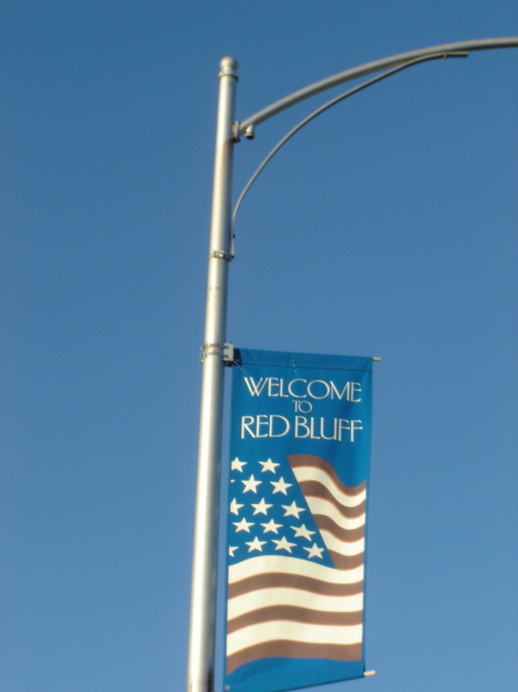 Red Bluff, CA: Welcome Sighn