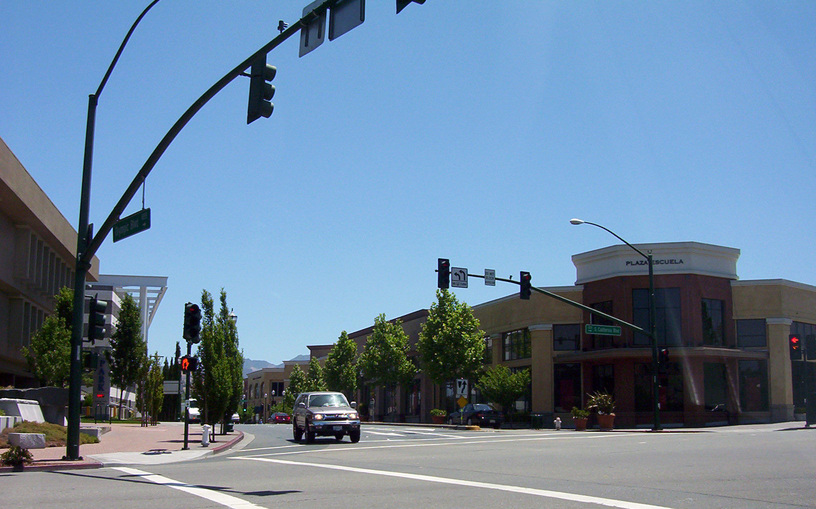 Walnut Creek, CA : Walnut Creek South California Blvd at Olympic Dr2 ...