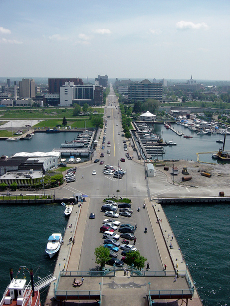 Erie, PA: The city of Erie, PA from Bicentennial Tower