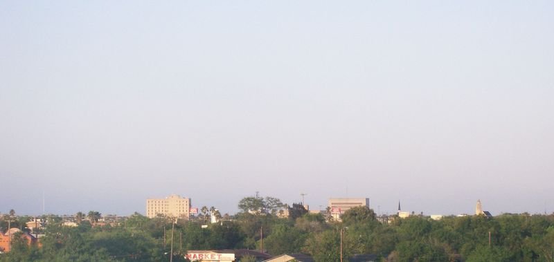 Harlingen, TX: downtown from the west