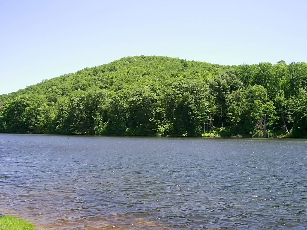 Tunkhannock, PA: Saddle Lake looking toward Middle Mountain