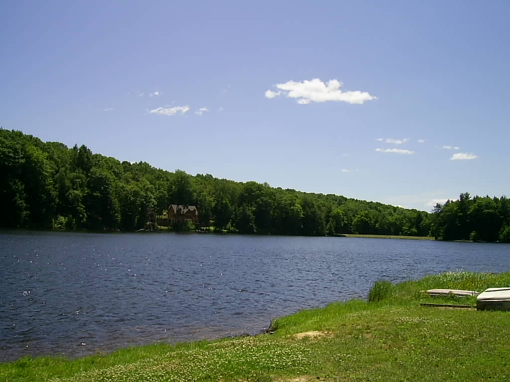 Tunkhannock, PA: Saddle Lake looking south