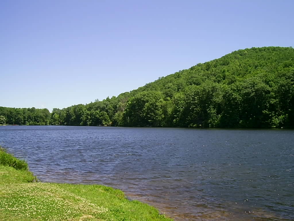 Tunkhannock, PA: Saddle Lake looking north