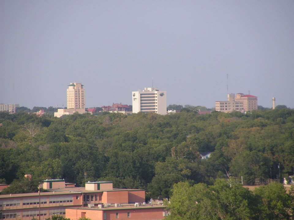 Temple, TX: Downtown, taken from Ave H bridge