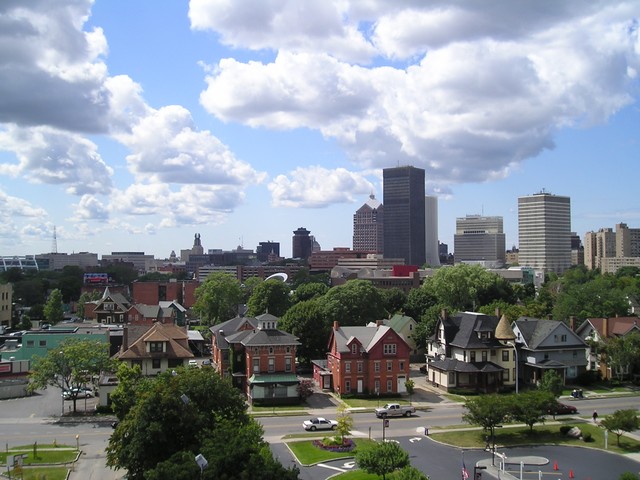Rochester, NY: Downtown Rochester from Monroe Ave.