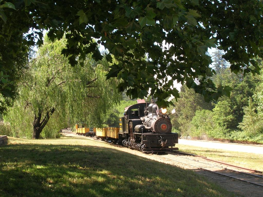 Felton, CA: Here Comes Number 7, Roaring Camp Railroad