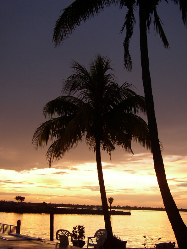 North Bay Village, FL: sunset in NBV