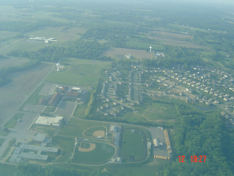 Bellbrook, OH: Bellbrook OH Aerial Looking North From Ferry Rd.