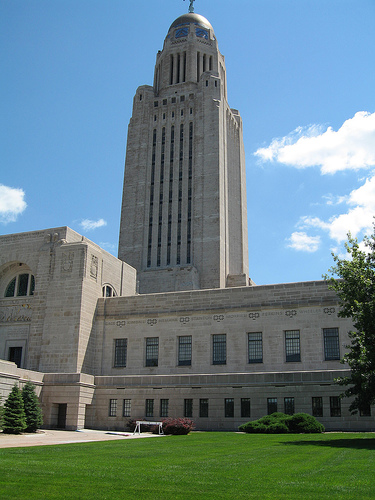 Lincoln, NE: Nebraska State Capitol building in Lincoln